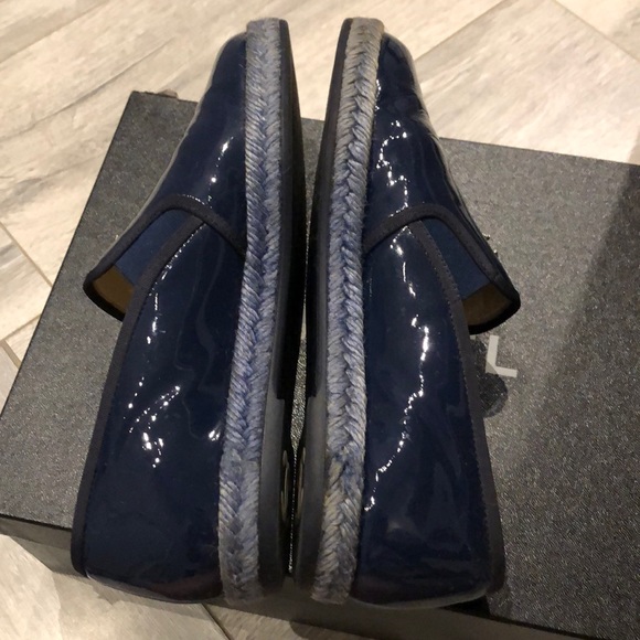 Authentic Chanel Navy Loafer - Picture 6 of 9